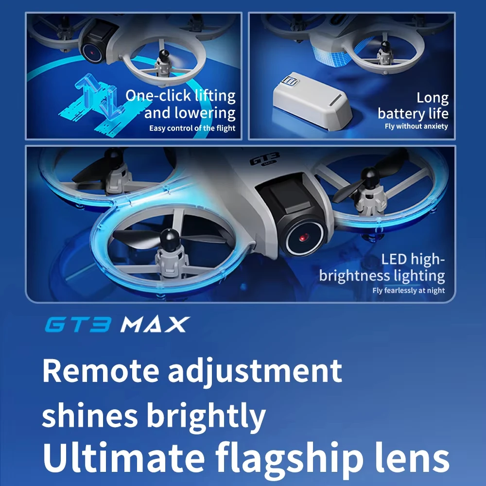 Drone Camera Hd - طائرة بدون طيار GT3 Max مزودة
