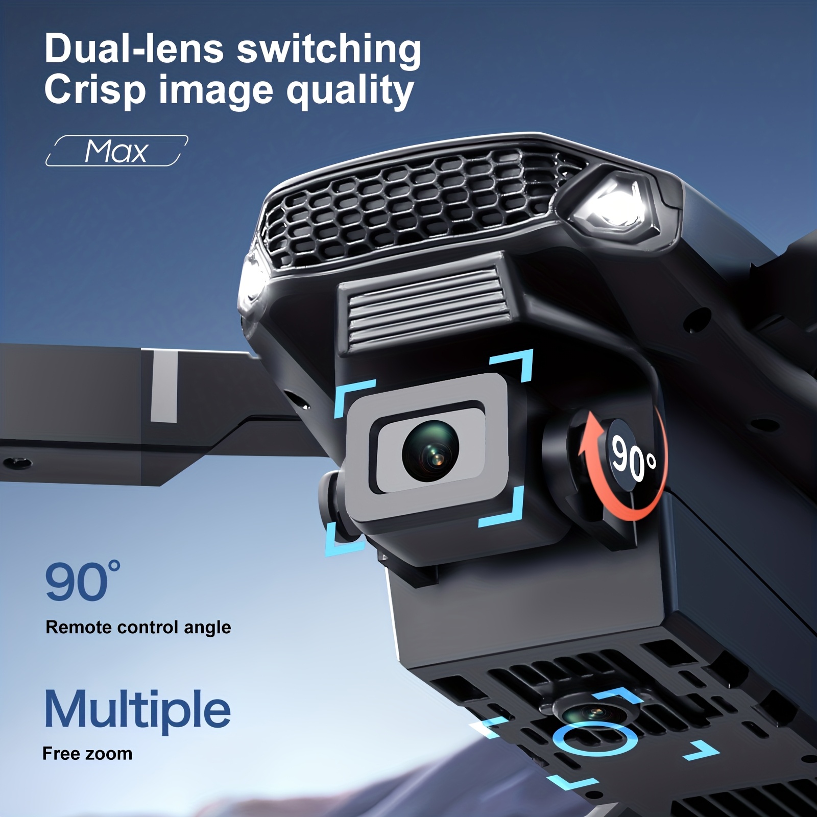 طائرة بدون طيار قابلة للطي E88 - مراجعة Drone Camera Professional وسعره